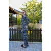 Moda Çizgi Kadın Penye Bol Paça Pijama Takım 4121