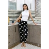 Moda Çizgi Kadın Penye Desenli Tek Alt Pijama 27556