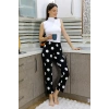 Moda Çizgi Kadın Penye Desenli Tek Alt Pijama 27556
