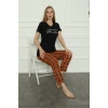 Moda Çizgi Kadın Penye Pijama Takım 4165