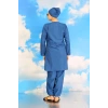 Moda Çizgi Kadın Tam Tesettür İndigo Mayo 31060