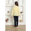 Moda Çizgi Kız Çocuk Penye Pijama Takım 20422