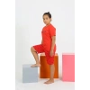 Moda Çizgi Kız Çocuk Şortlu Kısa Kol Penye Pijama Takım 20431