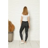 Moda Çizgi Penye Likralı Tayt 5878