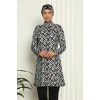 Moda Çizgi Tam Tesettür Dijital Desenli Mayo 31037