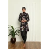 Moda Çizgi Tam Tesettür Dijital Desenli Mayo 31041