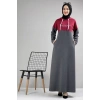 Moda Çizgi Tesettür Elbise