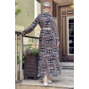 Moda Çizgi Tesettür Elbise
