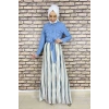 Moda Çizgi Tesettür Elbise