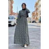 Moda Çizgi Tesettür Elbise
