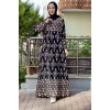 Moda Çizgi Tesettür Elbise