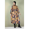 Moda Çizgi Tesettür Elbise