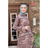 Moda Çizgi Tesettür Elbise