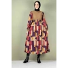 Moda Çizgi Tesettür Elbise