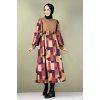 Moda Çizgi Tesettür Elbise