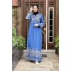 Moda Çizgi Tesettür Elbise