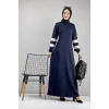 Moda Çizgi Tesettür Elbise