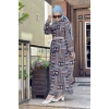 Moda Çizgi Tesettür Elbise