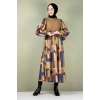 Moda Çizgi Tesettür Elbise