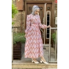 Moda Çizgi Tesettür Elbise