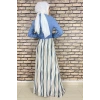 Moda Çizgi Tesettür Elbise