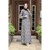Moda Çizgi Tesettür Elbise