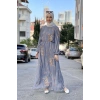 Moda Çizgi Tesettür Elbise