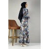 Moda Çizgi Tesettür Elbise