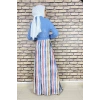 Moda Çizgi Tesettür Elbise