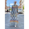 Moda Çizgi Tesettür Elbise