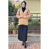 Moda Çizgi Triko Hırka