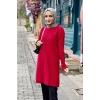 Moda Çizgi Triko Tunik