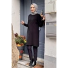 Moda Çizgi Triko Tunik