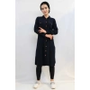 Moda Çizgi Tunik Gömlek Lacivert