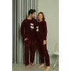 Moda Çizgi Welsoft Erkek Polar Sevgili Kombini Pijama Takımı 50121 Tek Takım Fiyatıdır
