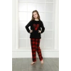 Moda Çizgi WelSoft Polar Çocuk Pijama Takımı 4632