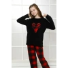 Moda Çizgi WelSoft Polar Çocuk Pijama Takımı 4632