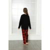 Moda Çizgi WelSoft Polar Çocuk Pijama Takımı 4632