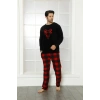 Moda Çizgi WelSoft Polar Erkek Pijama Takımı 6798