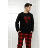 Moda Çizgi WelSoft Polar Erkek Pijama Takımı 6798