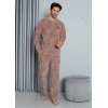 Moda Çizgi WelSoft Polar Erkek Pijama Takımı 6827