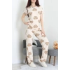 Modal Alt Üst Aynı Pijama Takımı Ayıkafa - 782.1287.