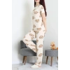Modal Alt Üst Aynı Pijama Takımı Ayıkafa - 782.1287.