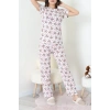 Modal Alt Üst Aynı Pijama Takımı Kalpayı - 782.1287.