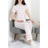 Modal Alt Üst Aynı Pijama Takımı Pembekalp - 782.1287.