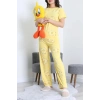 Modal Alt Üst Aynı Pijama Takımı Sarıördek - 782.1287.