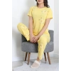 Modal Alt Üst Aynı Pijama Takımı Sarıördek - 782.1287.