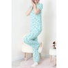 Modal Alt Üst Aynı Pijama Takımı Yeşilpanda - 782.1287.