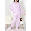 Modal Büyük Beden Pijama Takımı Morçiçek - 773.1287.