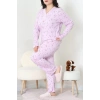 Modal Büyük Beden Pijama Takımı Morçiçek - 773.1287.